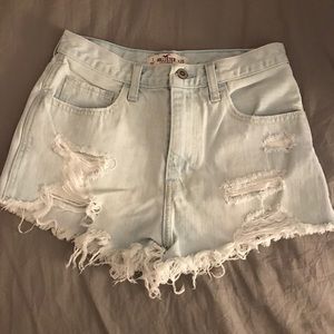 Hollister Acid Wash Jean Shorts